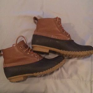 Men’s LL Bean Bean Boots Rain Boots duck size 9